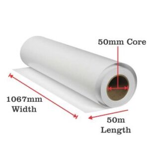 Plotter Paper 80gsm Bond Roll 50mm Core 1067mm x 50m