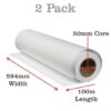 Plotter Paper 80gsm Bond Roll 50mm Core 594mm x 150m