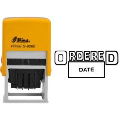 Shiny S826 Dater Stock Stamp 41 x 23mm Ordered