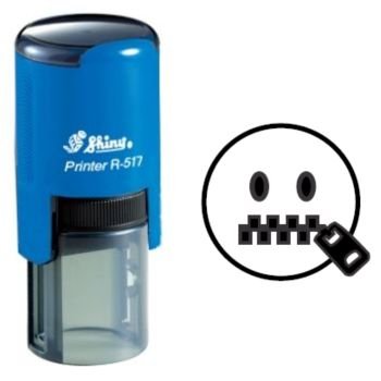 Shiny R-517 Emoji Stock Stamp 15mm EM11