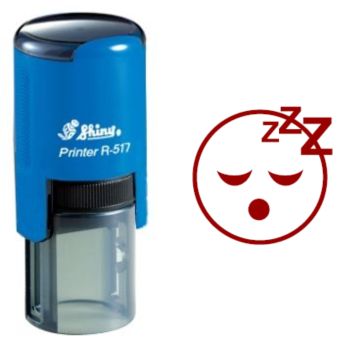Shiny R-517 Emoji Stock Stamp 15mm EM32