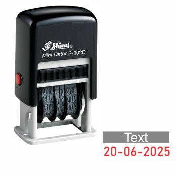Shiny S302 Dater + Text 20 x 5mm