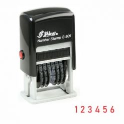 Shiny S309 6 Digit Numbering Stamp 3mm