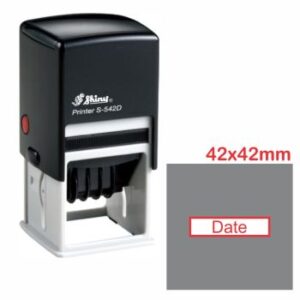 Shiny S542D Custom Dater Stamp 42 x 42mm