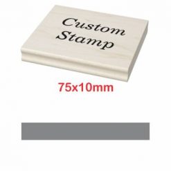 Shiny Wooden Handle Stamp 75 x 10mm