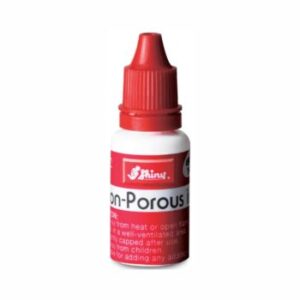 Shiny Non-Porous Stamp Ink 15ml Red