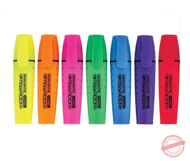 Collosso Highlighter Chisel Tip Purple