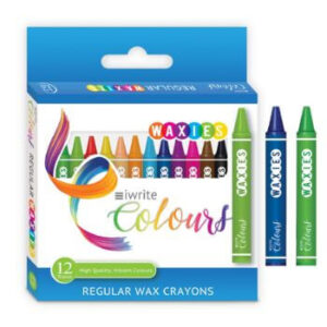 Iwrite Colours Wax Crayons Regular 12s (1)