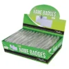 Treeline PVC Name Badges 59 x 90mm With Clip and Pin 50s