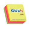 Stick'n Notes 51 x 51mm Neon Mini Cube Assorted