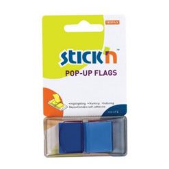 Stick'n Pop-Up Flags 45 x 25mm Neon Blue