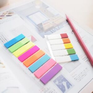 Stick'n Film Index Tabs 45 x 12mm Neon Assorted 8 Pads
