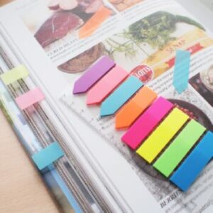 Stick'n Film Index Tabs & Arrows 45 x 12mm Neon Assorted 8 Pads 2