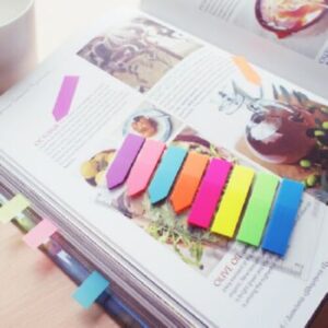 Stick'n Film Index Tabs & Arrows 45 x 12mm Neon Assorted 8 Pads