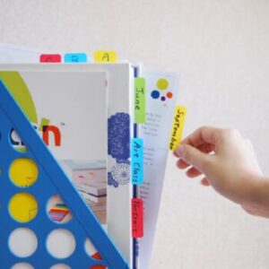 Stick'n Framed Filing Tabs 37 x 50mm Assorted 3 Pads