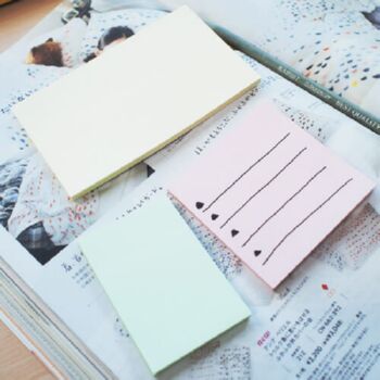 Stick'n Notes 76 x 76mm Pastel Assorted 3 Pads