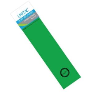 Unitac Lever Arch Labels 12s Green - 2