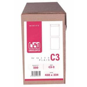 Envelopes C3 Gummed White 250s