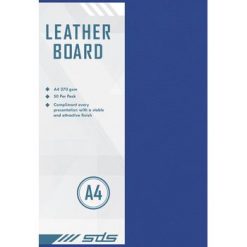 SDS A4 Leather Grain Board 270gsm Blue 50s.jpg