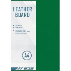 SDS A4 Leather Grain Board 270gsm Green 50s.jpg