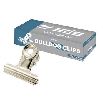 SDS Bulldog Clips 32mm Box 12s