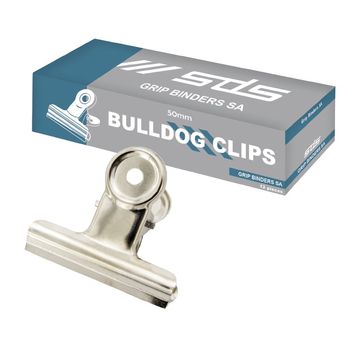 SDS Bulldog Clips 40mm Box 12s
