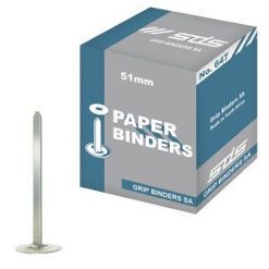 SDS Grip Paper Binders 50mm 100s