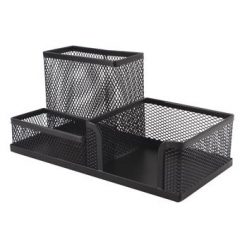 SDS Wire Mesh Cube Clip And Pen Holder Black (1).jpg