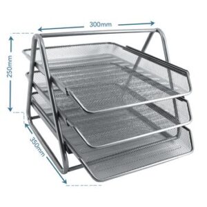 SDS Wire Mesh Letter Tray 3 Tier Silver.jpg