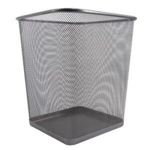 SDS Wire Mesh Square Waste Bin 15L Silver (2).jpg