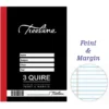 Treeline A4 Counter Book 2 Quire Feint & Margin 192 Page