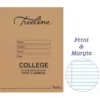Treeline A4 College Exercise Book Feint & Margin 48 Page