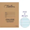 Treeline A4 College Exercise Book Unruled 72 Page