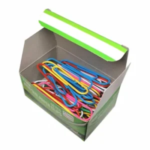TR0095-30 - Treeline Paper Clips 77mm PVC Assorted 50s - 2