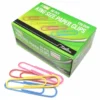 Treeline Paper Clips 50mm PVC White 100s