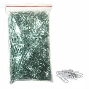 Treeline Paper Clips 33mm Silver Bag 1000s