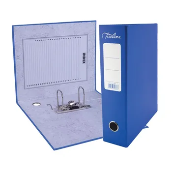 Treeline A4 Lever Arch File Board 80mm Blue