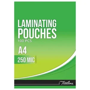 Treeline A4 Laminating Pouches 261 x 303mm 250 Micron 100s
