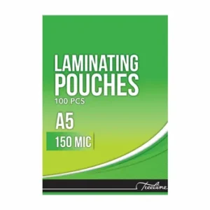 TR9154-00_Treeline A5 Laminating Pouches 154 x 216mm 150 Micron 100s