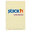 Stick'n Lined Notes 76 x 127mm Pastel Yellow