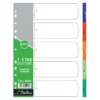 Treeline A4 Index Divider PVC Colour 1-10 Tab Printed