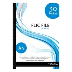 FLC-30-Treeline A4 Flic File 30 Pocket
