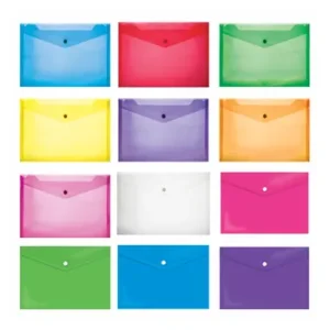 TR3532 -Treeline A4 Carry Folder PVC 180 Micron Assorted 2