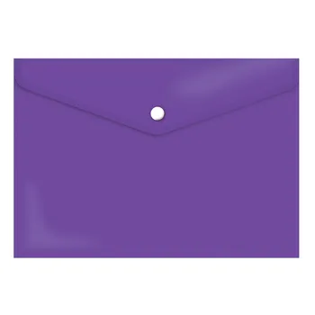 Treeline A4 Carry Folder PVC 180 Micron Solid Electric Purple