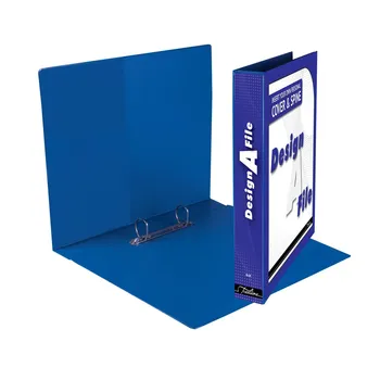Treeline A4 Design-A-File 2D Ringbinder PVC 25mm Blue