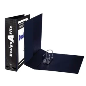 Treeline A4 Design-A-File PVC Lever Arch File 70mm Black (2)