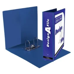 Treeline A4 Design-A-File PVC Lever Arch File 70mm Blue (3)