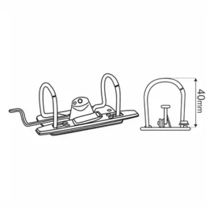 Treeline A4 Design-A-File PVC Mini Lever Arch File 40mm (1)