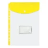Treeline A4 Filing Carry Folder PVC 180 Micron Top Open Purple