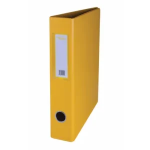 Treeline A4 Mini Lever Arch File PVC 40mm Yellow (2)